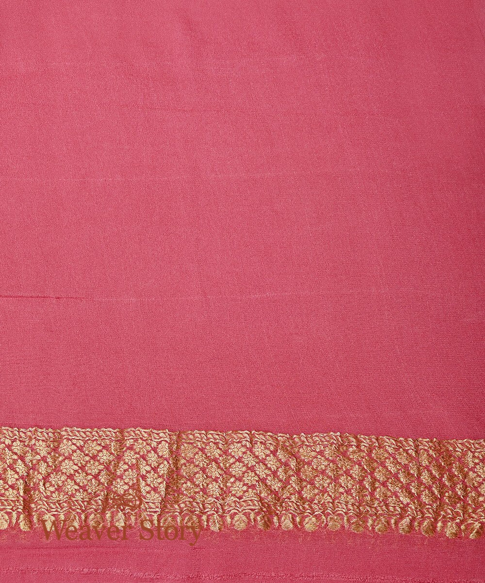 Rose_Pink_Handloom_Banarasi_Georgette_Patola_Saree_WeaverStory_05