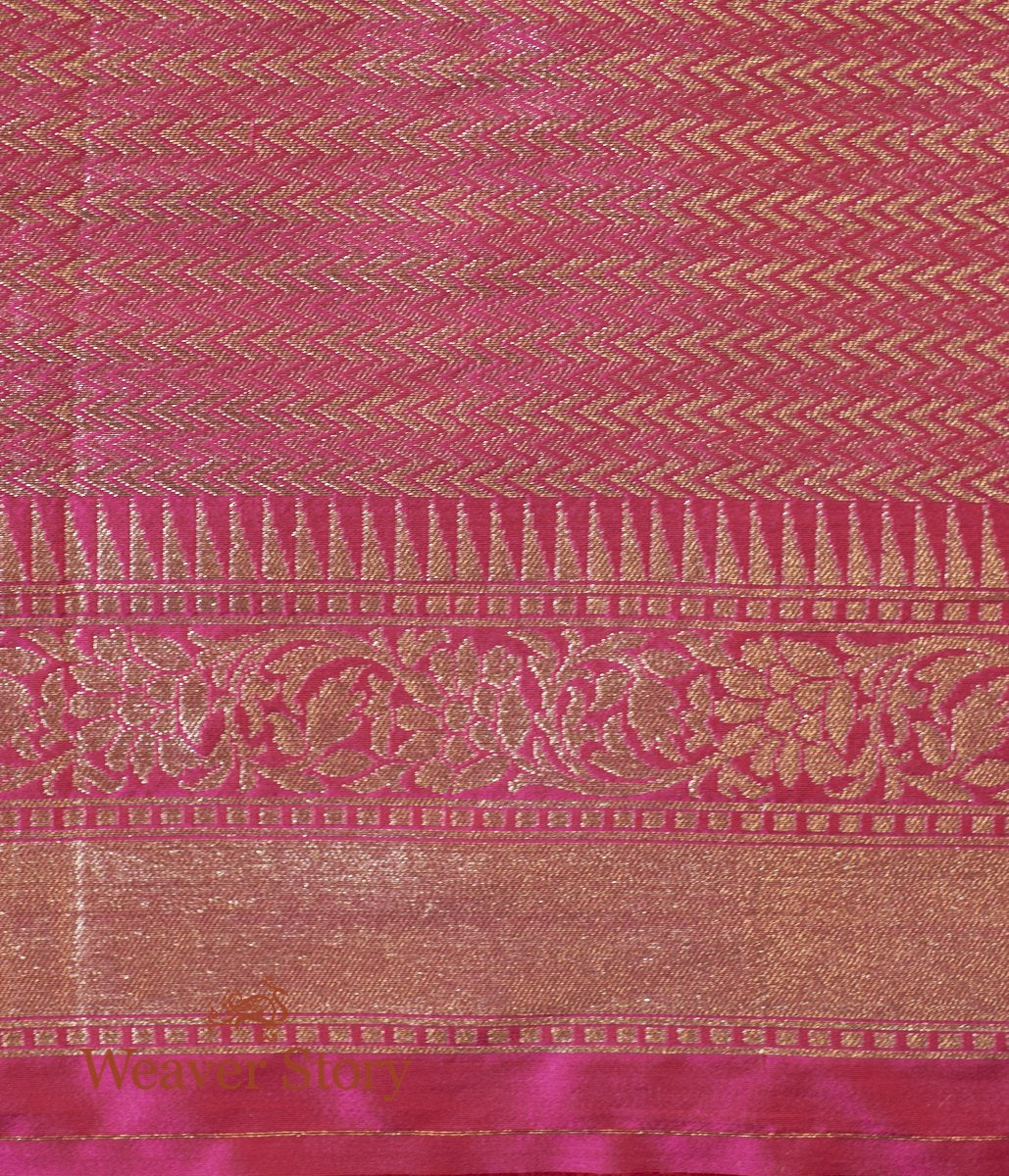 Pink_Zari_Weave_Meenakari_Patola_Saree_with_Heavy_Border_WeaverStory_05