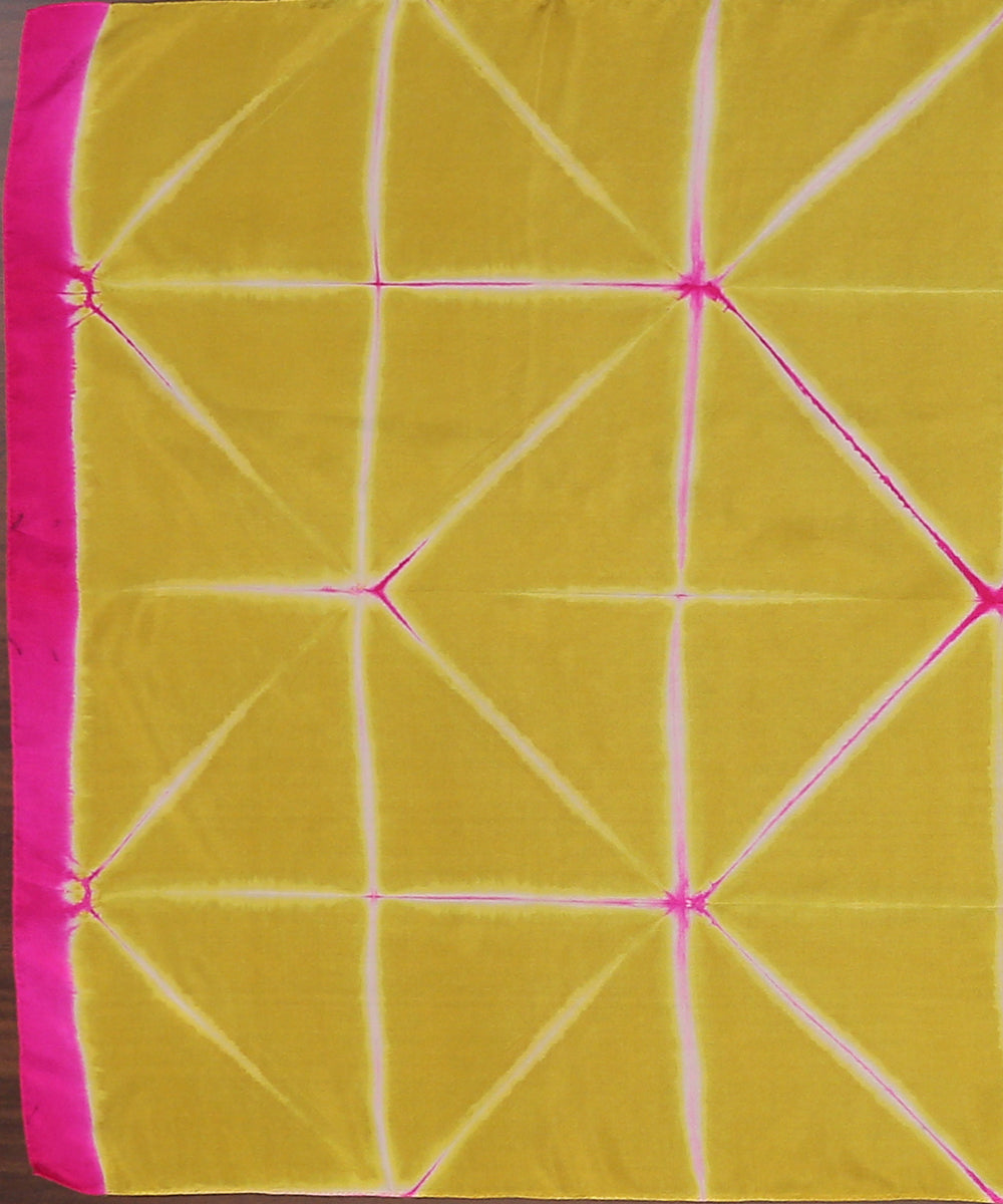 Mustard_Handloom_Pure_Mulberry_Silk_Stole_with_Clamp_Dyed_Patterns_WeaverStory_02