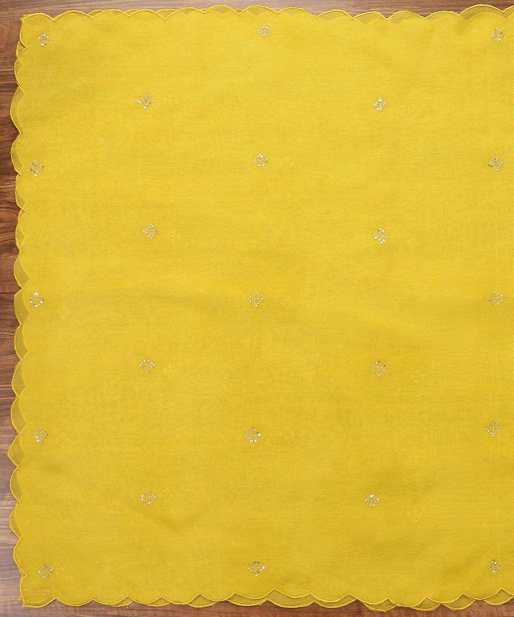 Yellow_Hand_Embroidered_Organza_Dupatta_with_Zardozi_Scalloped_Border_WeaverStory_03