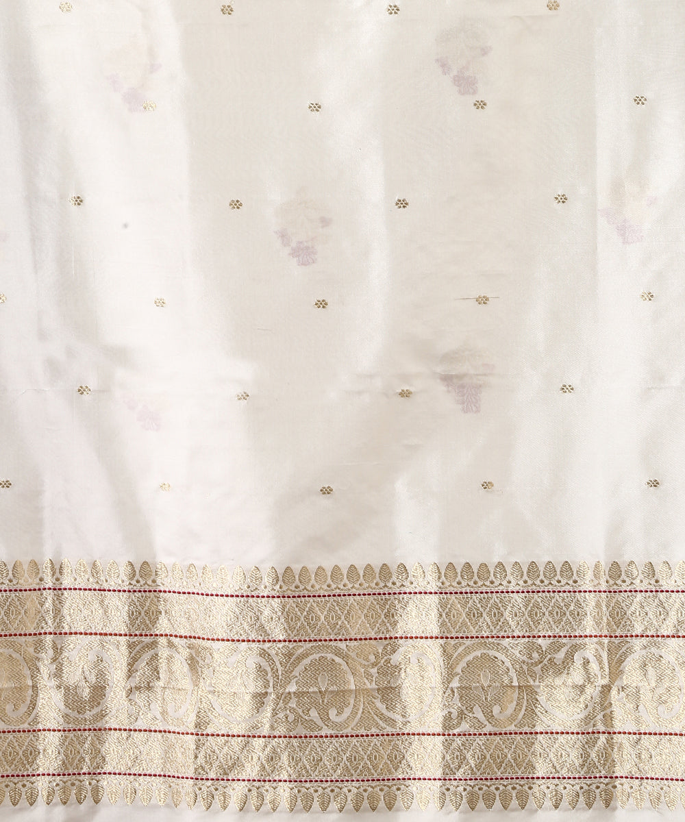 White_Handloom_Dyeable_Banarasi_Katan_Silk_Kurta_Fabric_WeaverStory_02
