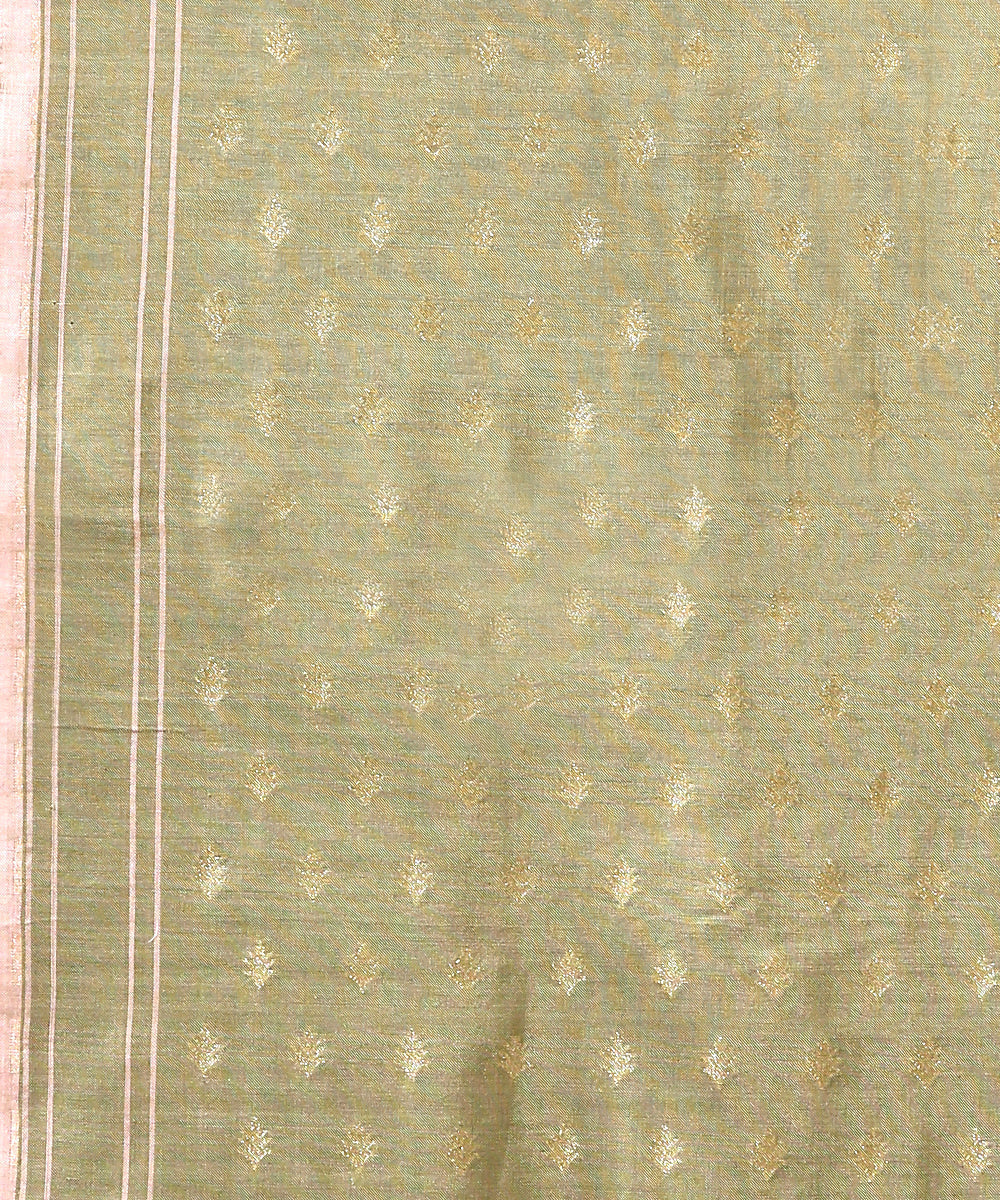 Pista_Green_Handloom_Banarasi_Suit_Set_In_Handspun_Cotton_Twisted_with_Katan_Silk_WeaverStory_03