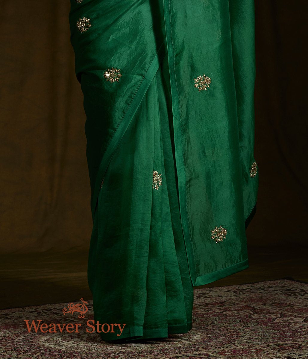 Green_Organza_Silk_Saree_with_Zardozi_Work_WeaverStory_04