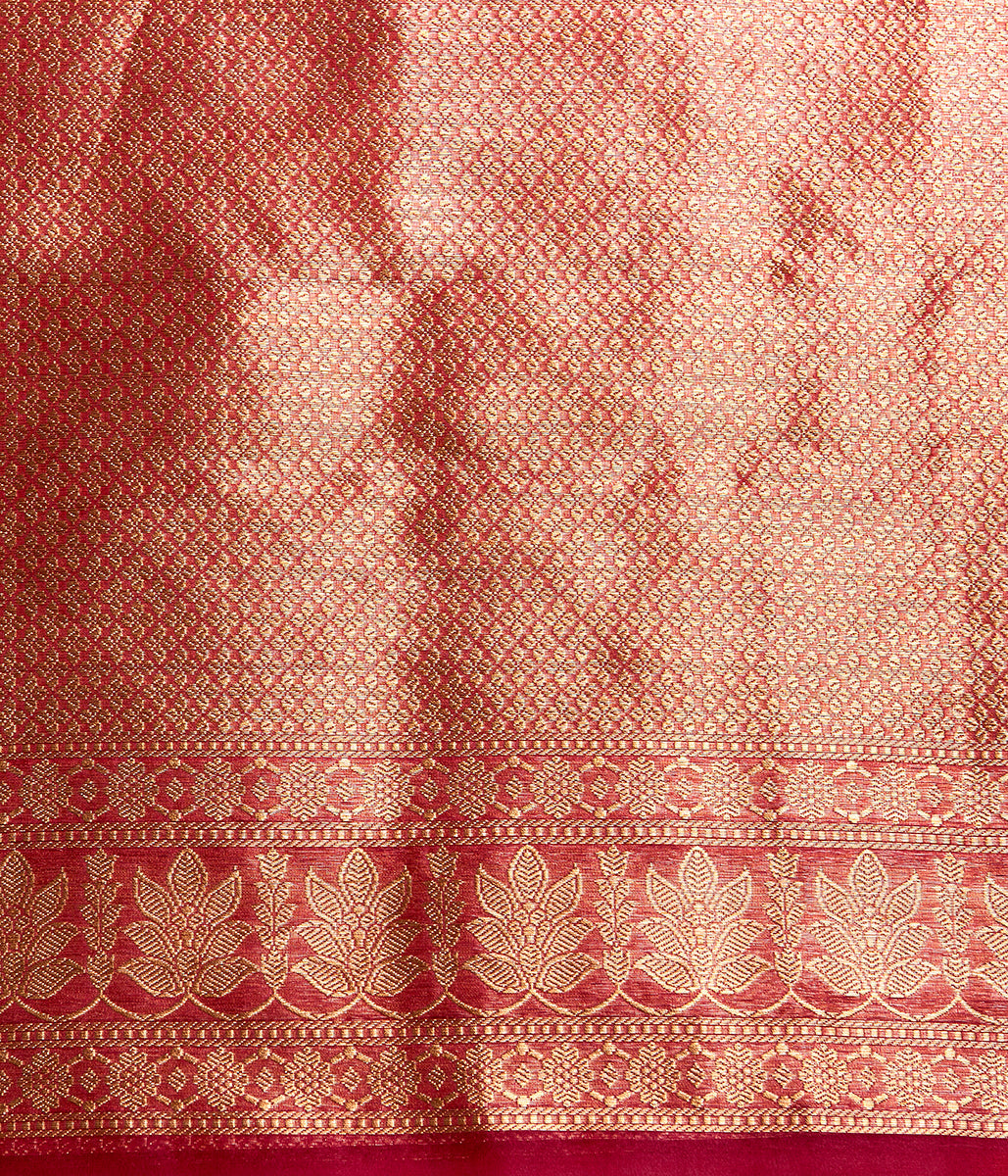 Handloom_Kora_Silk_Banarasi_Saree_with_kadhiyal_Border_WeaverStory_05