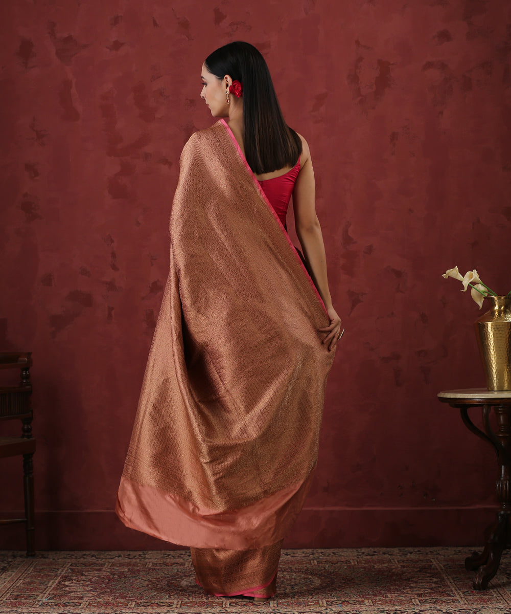 Handloom_Old_Rose_Pure_Katan_Silk_Kimkhab_Banarasi_Saree_With_Antique_Zari_WeaverStory_04
