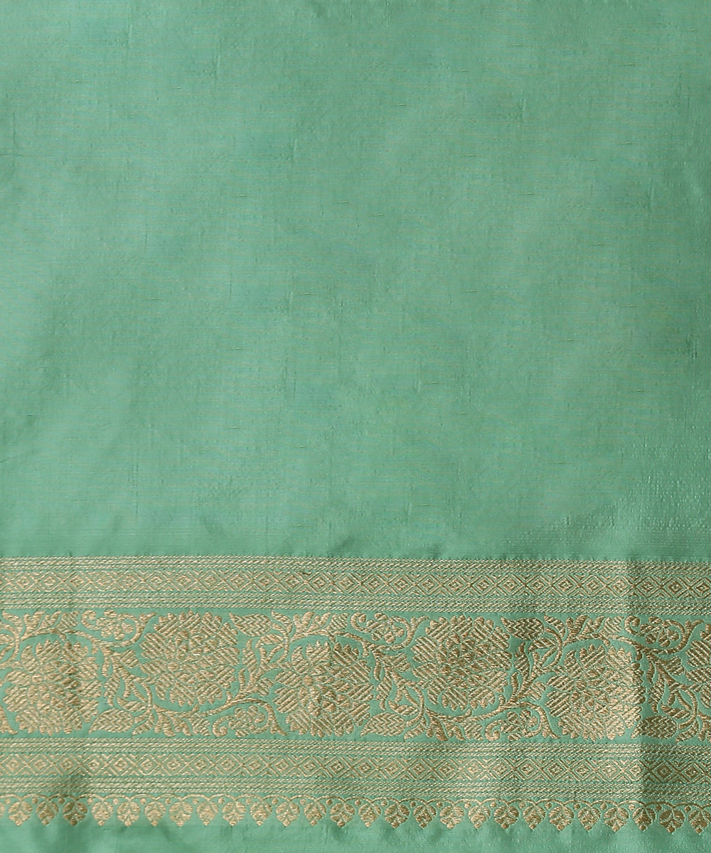 Sea_Green_Handloom_Kimkhab_Pure_Katan_Silk_Banarasi_Saree_With_Antique_Zari_WeaverStory_05