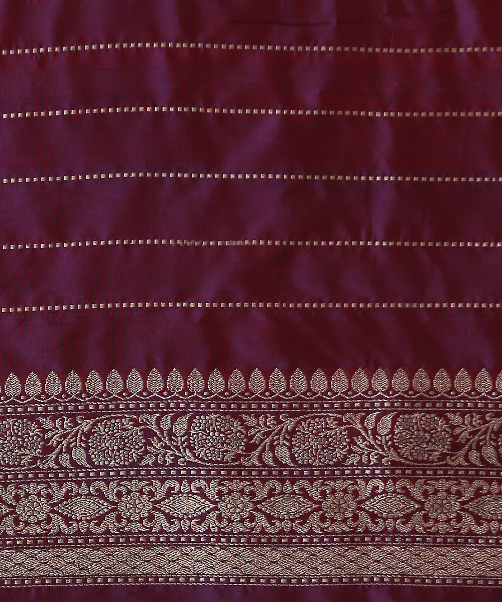 Navy_Blue_Handloom_Kimkhab_Pure_Katan_Silk_Banarasi_Saree_With_Purple_Border_WeaverStory_05