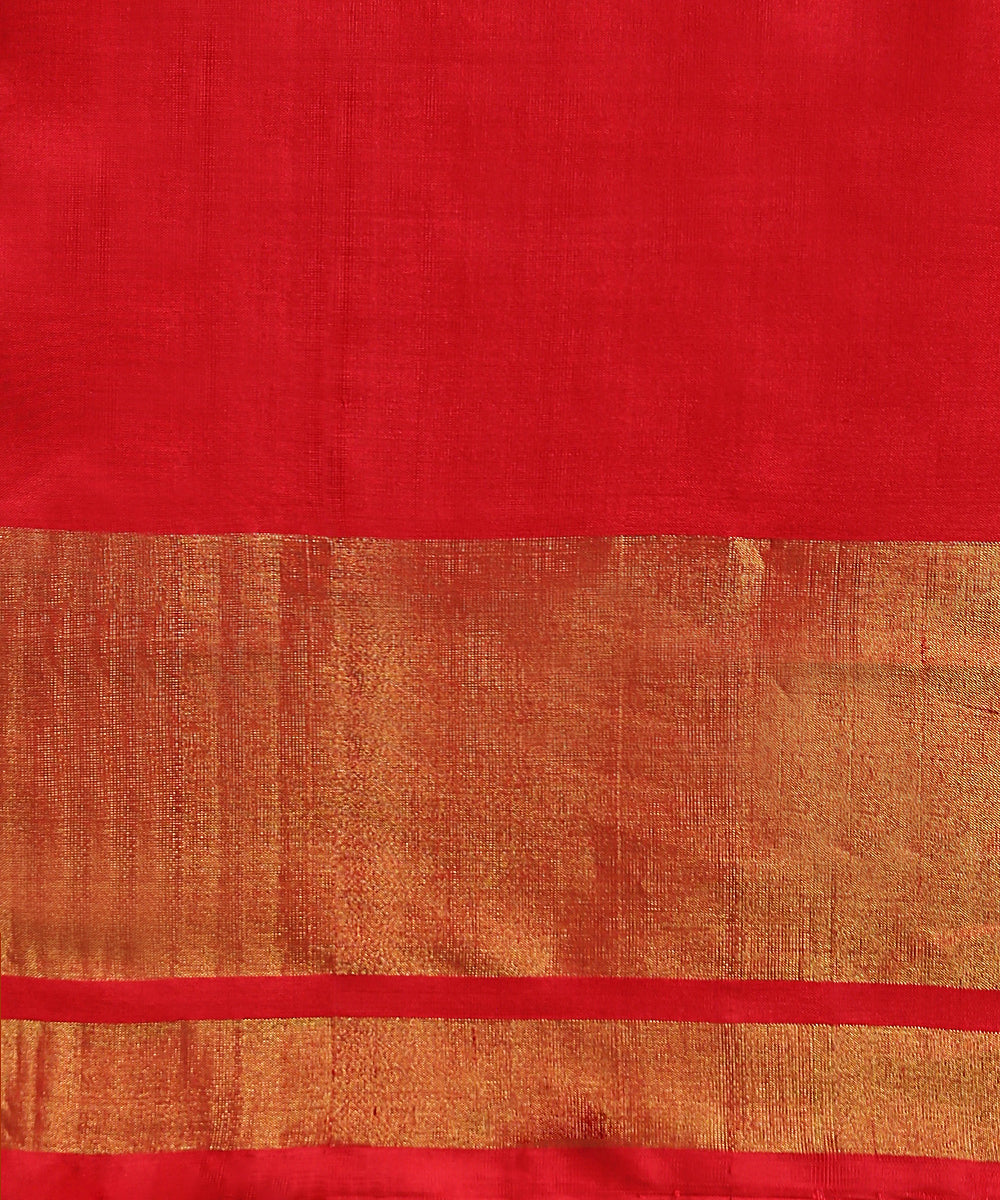 Black_Handloom_Pure_Mulberry_Silk_Patola_Saree_With_Multicolor_Border_And_Pallu_WeaverStory_05