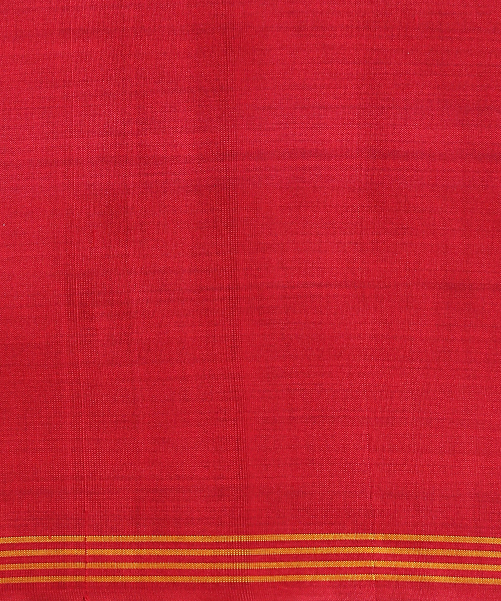 Handloom_Blue_And_Maroon_8_Ply_Pure_Mulberry_Silk_Patola_Saree_WeaverStory_05