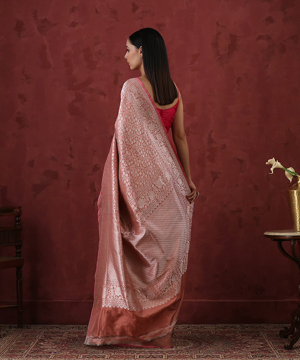 Handloom_Peach_Pure_Katan_Silk_Banarasi_Saree_with_Kimkhab_Weave_WeaverStory_03