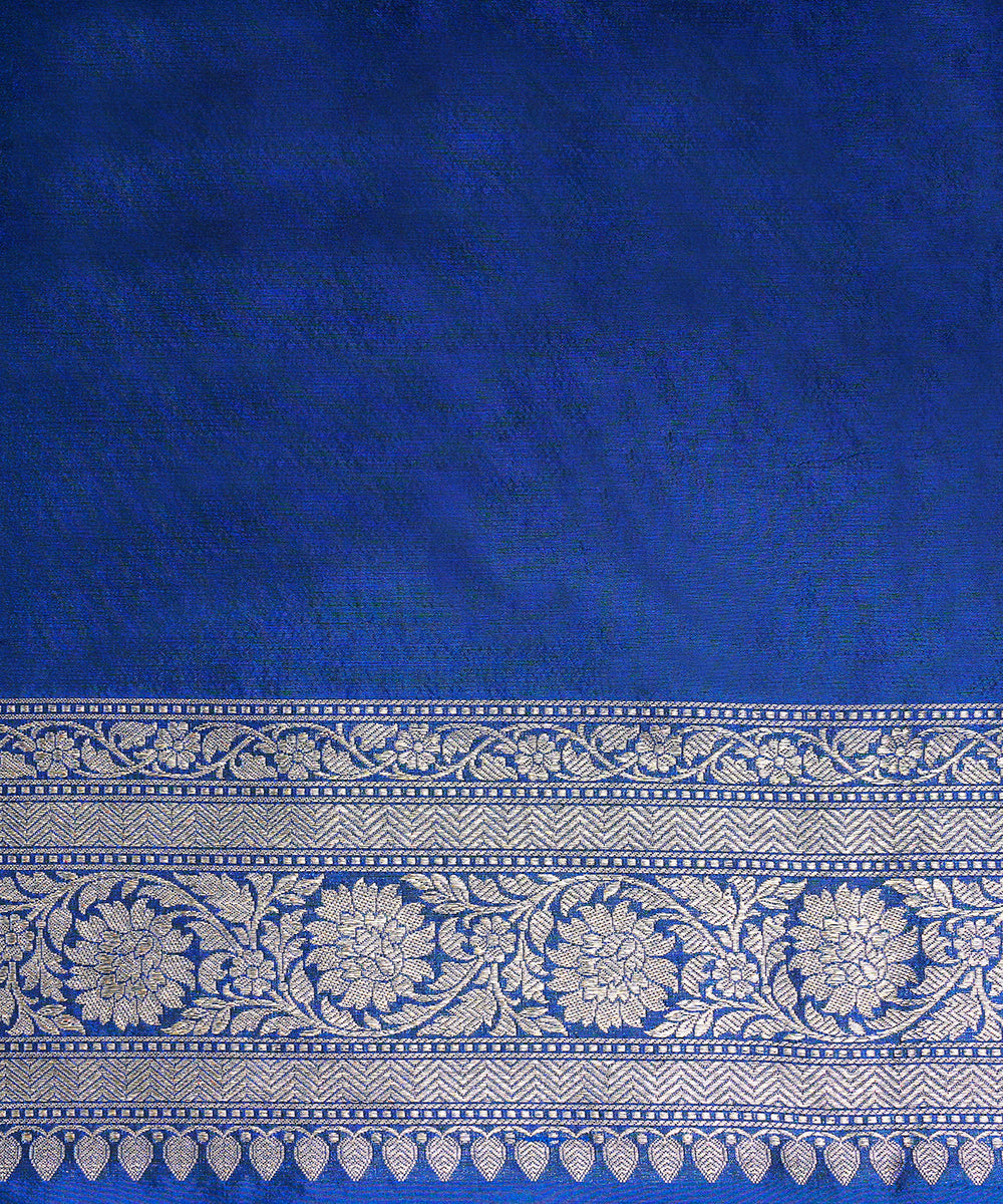 Blue_Handloom_Kimkhab_Pure_Katan_Silk_Banarasi_Saree_With_Antique_Zari_WeaverStory_05