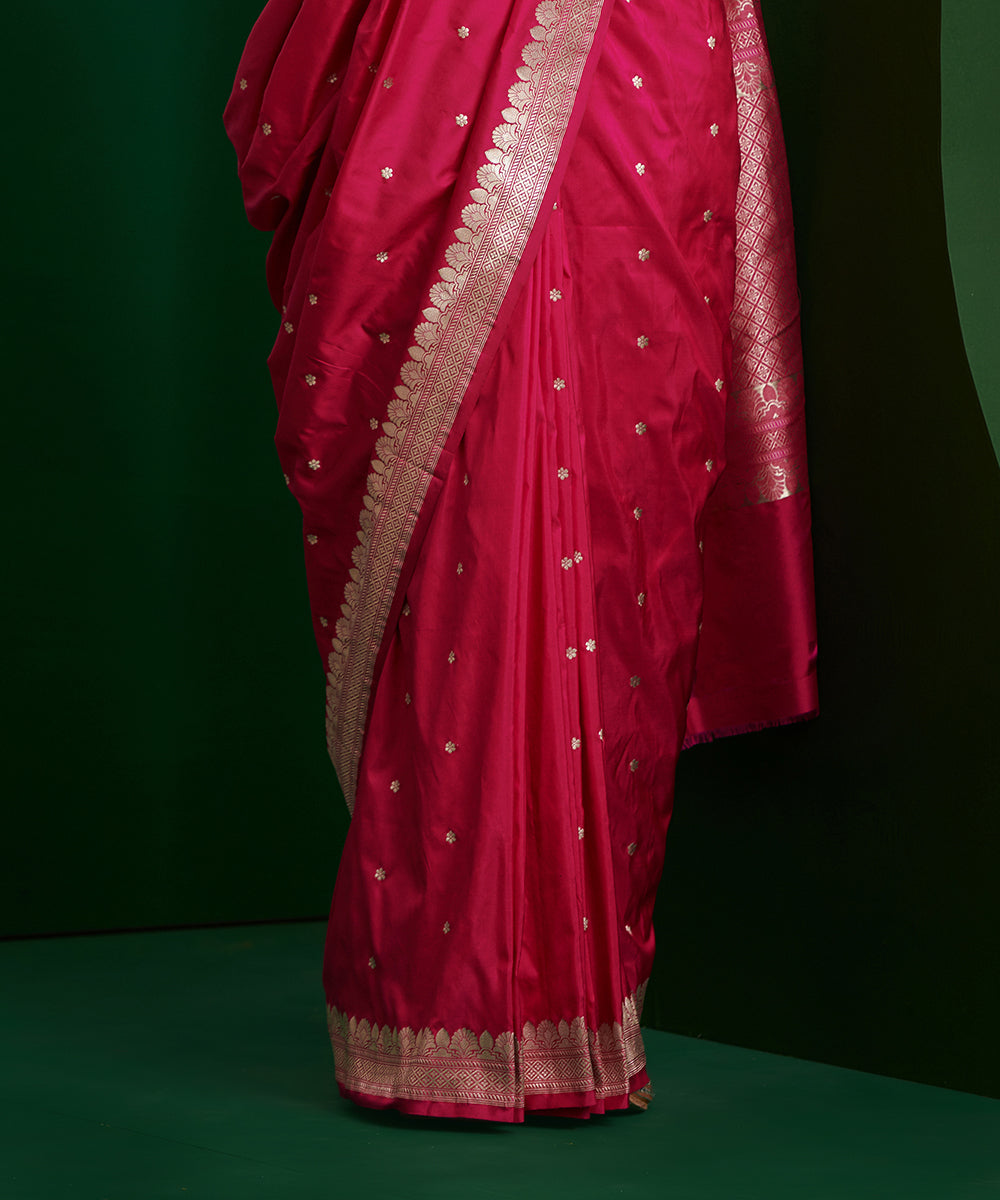 Pink_Dual_Tone_Handloom_Pure_Katan_Silk_Banarasi_Saree_With_Kadhwa_Ashrafi_Booti_WeaverStory_04