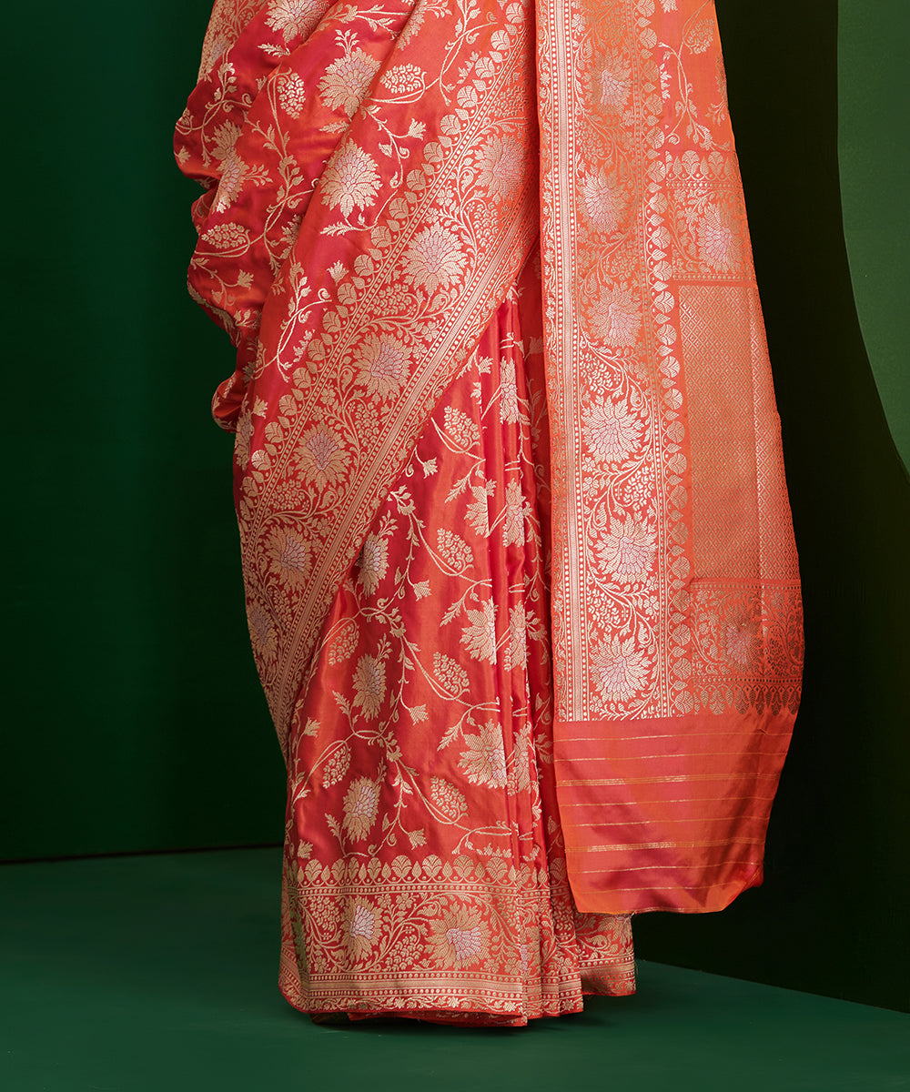 Orange_And_Pink_Handloom_Pure_Katan_Silk_Banarasi_Saree_With_Sona_Rupa_Jaal_WeaverStory_04
