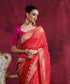 Handloom_Red_And_Orange_Pure_Katan_Silk_Tanchoi_Banarsi_Saree_With_Mughal_Motifs_WeaverStory_01