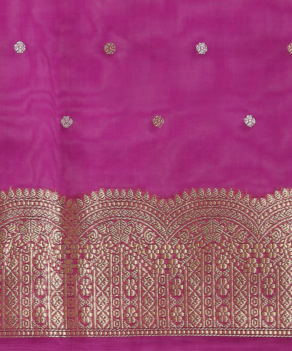Purple_Handloom_Kora_Silk_Banarasi_Saree_With_Ambi_Kadhwa_Booti_WeaverStory_05