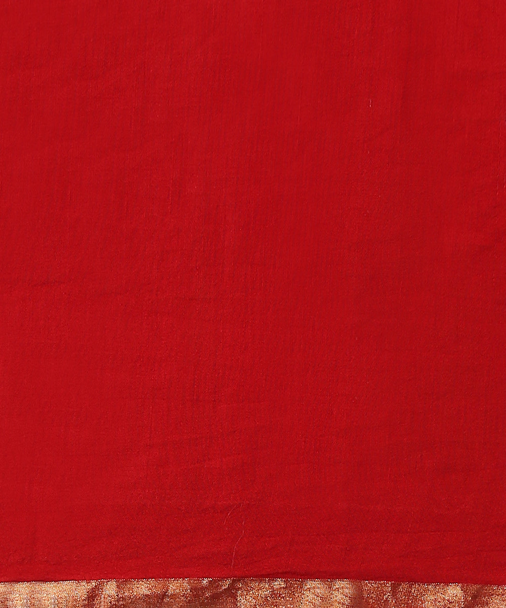 Maroon_Handloom_Katan_Silk_Banarasi_Saree_With_Horizontal_Stripes_WeaverStory_05