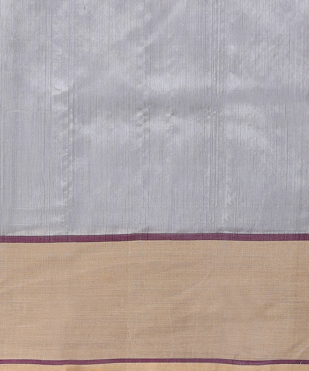 Handloom_Blue_And_Grey_Pure_Silk_Chanderi_Saree_With_Paisley_Border_WeaverStory_05