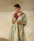 Light_Green_Handloom_Pure_Chanderi_Silk_Saree_With_Sunflower_Motifs_WeaverStory_01