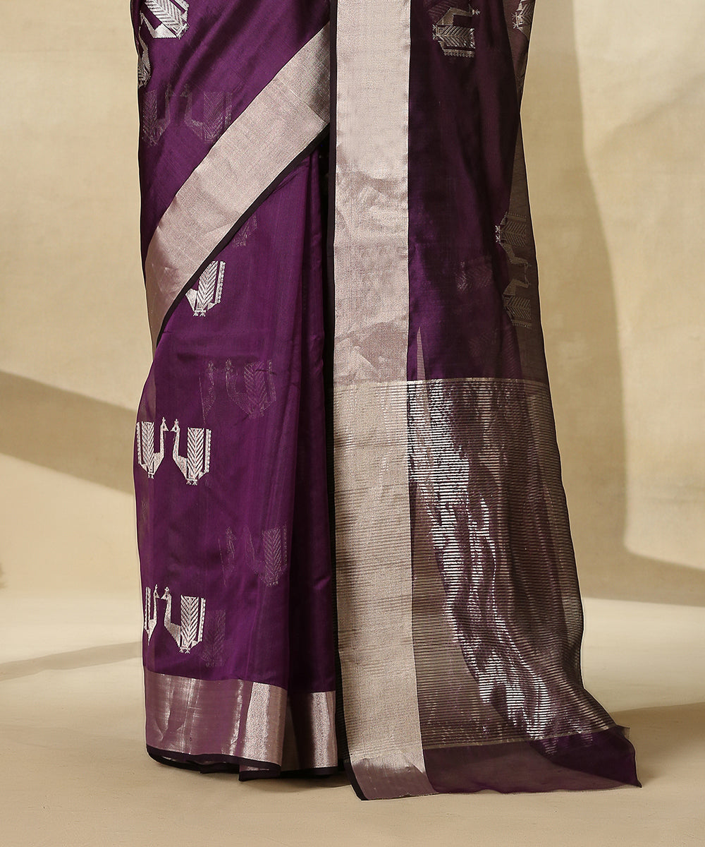 Purple_Handloom_Pure_Silk_Chanderi_Saree_With_Twin_Peacock_Motifs__WeaverStory_04
