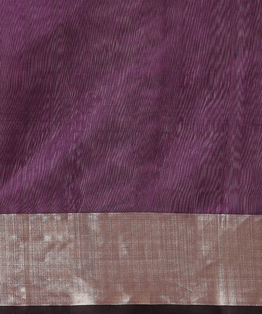 Purple_Handloom_Pure_Silk_Chanderi_Saree_With_Twin_Peacock_Motifs__WeaverStory_05