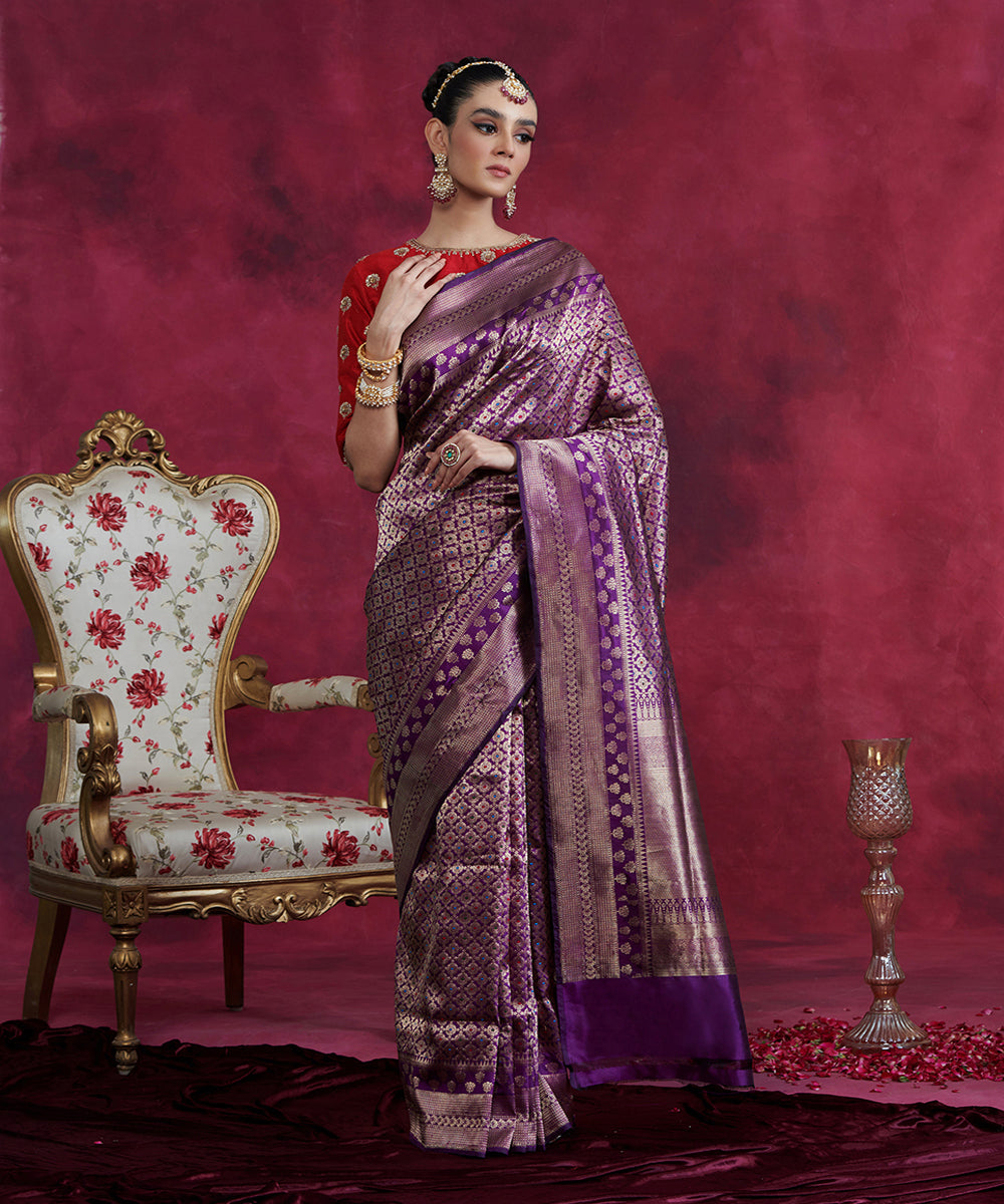 Blue_Handloom_Kimkhab_Pure_Katan_Silk_Banarasi_Saree_WeaverStory_02