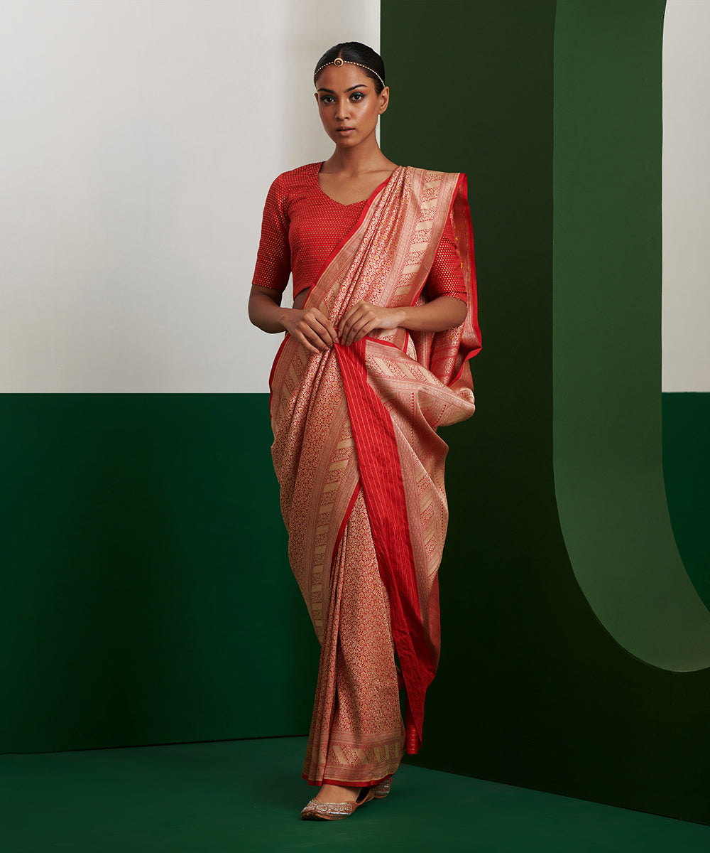 Handloom_Red_Pure_Katan_Silk_Kimkhab_Banarasi_Saree_With_Aada_Border_WeaverStory_02