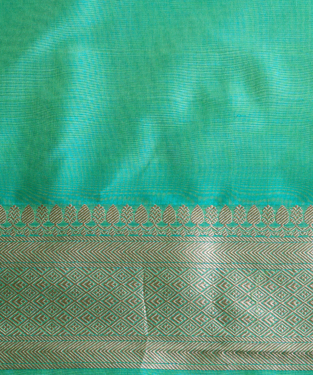 Aqua_Green_Handloom_Pure_Katan_Silk_Banarasi_Saree_With_Sona_Rupa_Jaal_WeaverStory_05