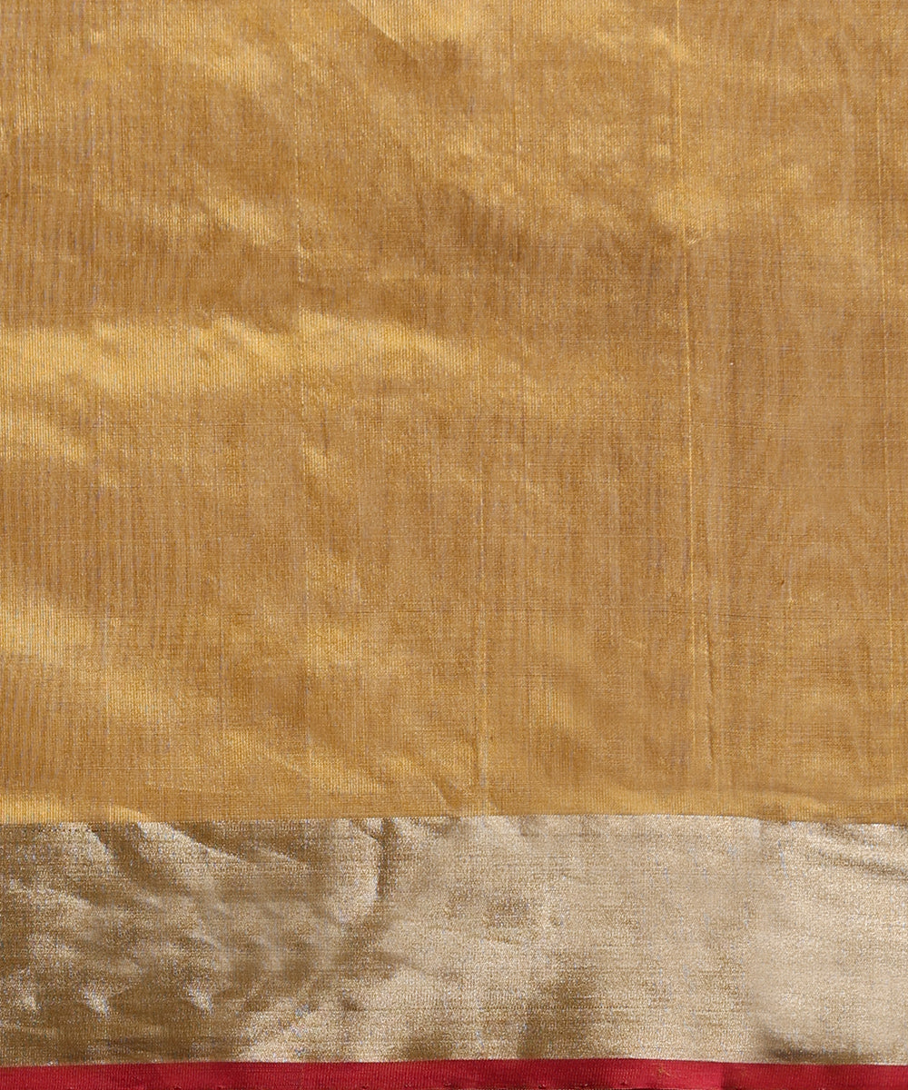 Molten_Gold_Handloom_Pure_Chanderi_Silk_Saree_With_Broad_Zari_Border_WeaverStory_05