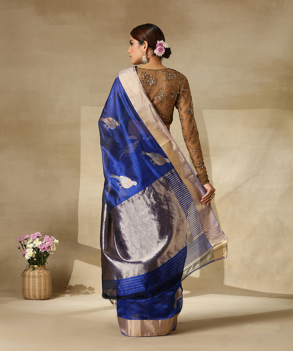 Royal_Blue_Handloom_Pure_Chanderi_Silk_Saree_With_Eknaliya_Bird_Motifs__WeaverStory_03