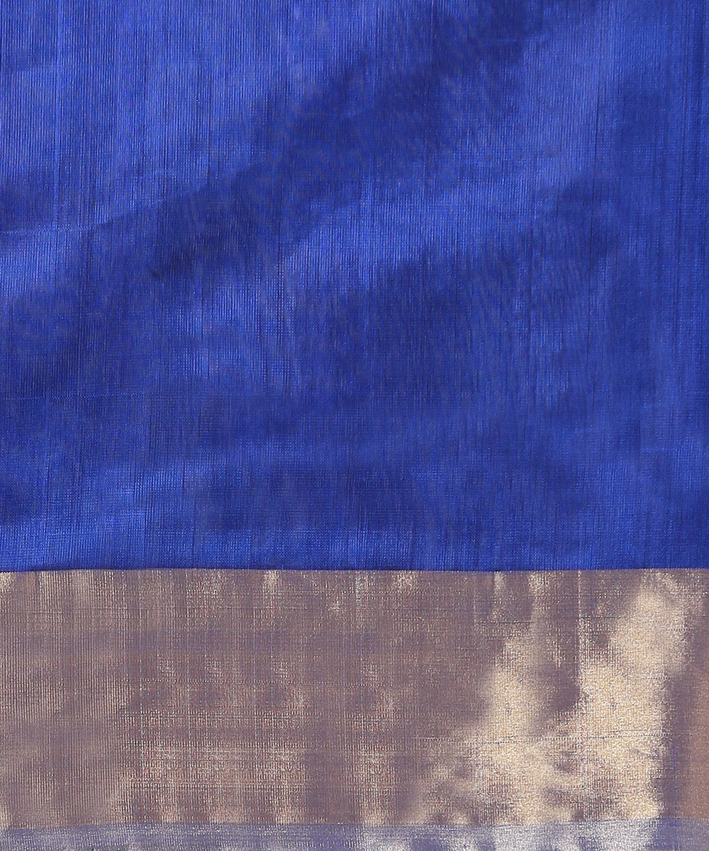Royal_Blue_Handloom_Pure_Chanderi_Silk_Saree_With_Eknaliya_Bird_Motifs__WeaverStory_05
