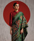Green_Handloom_Mulberry_Silk_8_Ply_Patola_Saree_With_Single_Ikat_Weave_WeaverStory_01