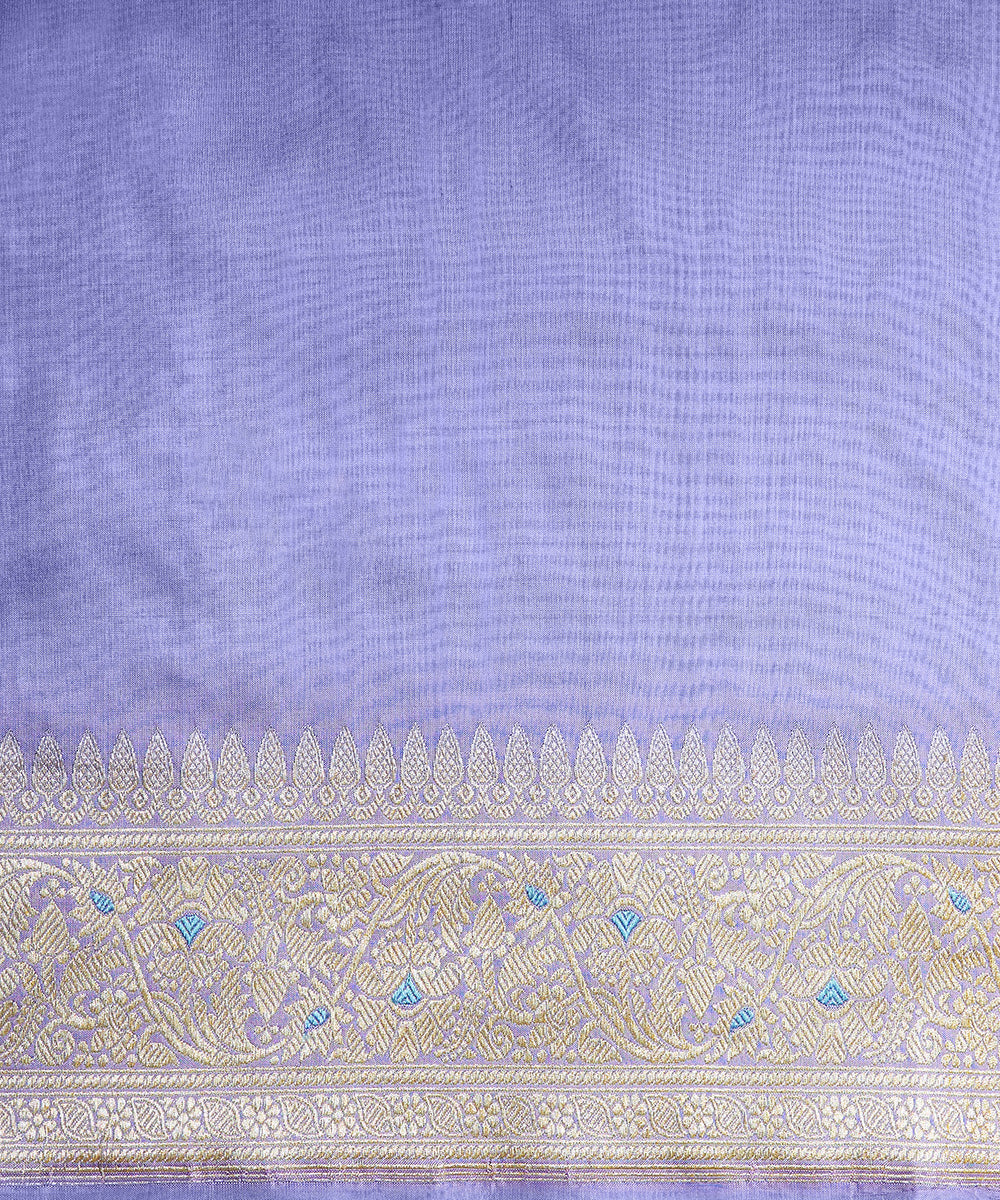 Hot_Pink_Handloom_Pure_Chanderi_Silk_Saree_With_Silver_Zari_Floral_Boota_WeaverStory_05