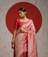 Pink_Handloom_Brocade_Katan_Silk_Shikargah_Saree_With_Lion_Border_WeaverStory_01