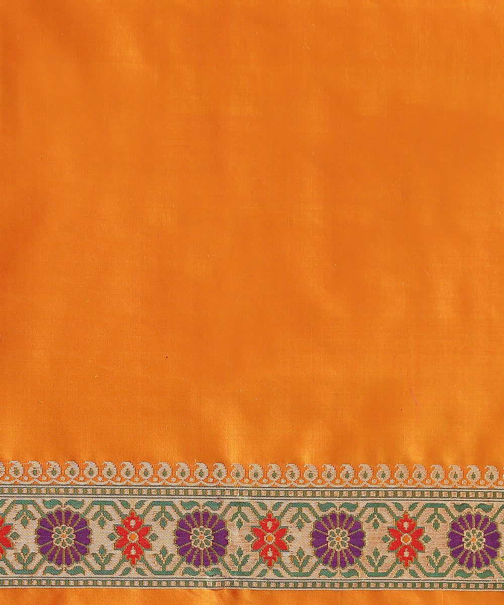 Mustard_Handloom_Pure_Silk_Tissue_Patola_Saree_With_Heavy_Meenakari_Border_WeaverStory_05