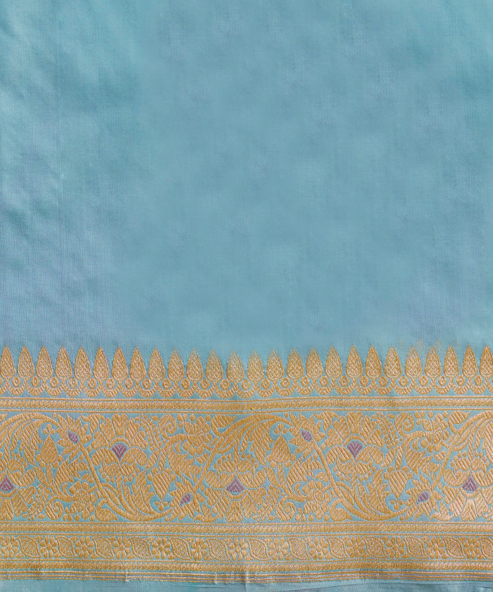 Dust_Blue_Handloom_Pure_Katan_Silk_Banarasi_Saree_With_Meenakari_Jaal_And_Border_WeaverStory_05