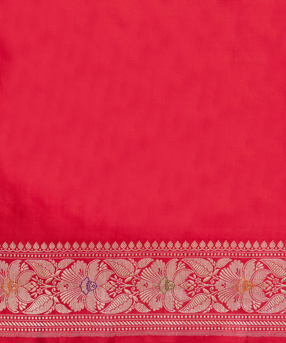 Handloom_Red_Pure_Katan_Silk_Banarasi_Saree_With_Meenakari_Heavy_Border_WeaverStory_06