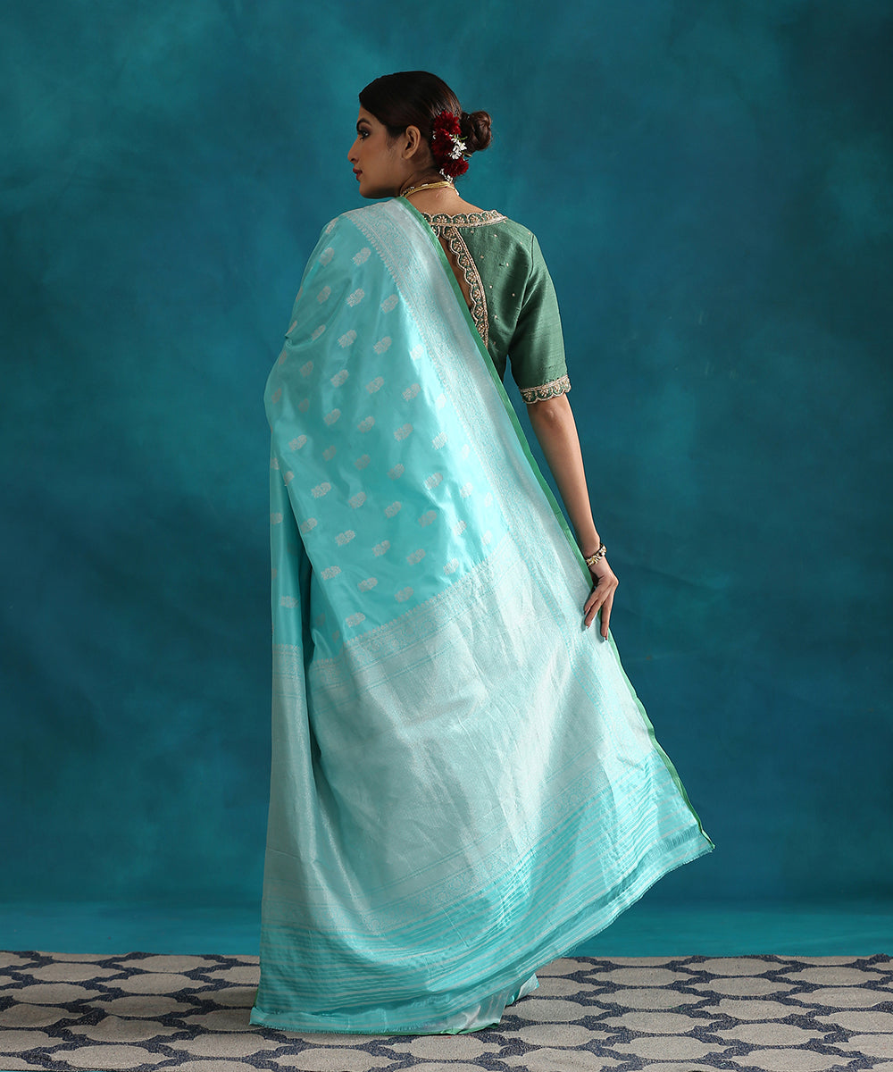 Handloom_Sky_Blue_Pure_Katan_Silk_Banarasi_Saree_With_Cutwork_Booti_WeaverStory_03