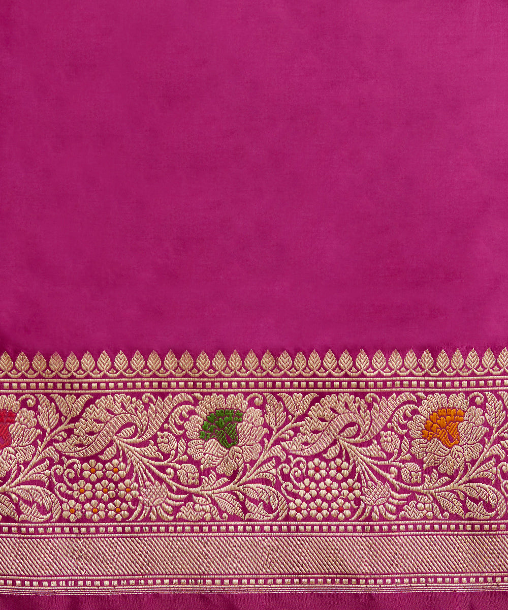 Dark_Purple_Handloom_Pure_Katan_Silk_Banarasi_Saree_With_Gold_And_Silver_Border_WeaverStory_06