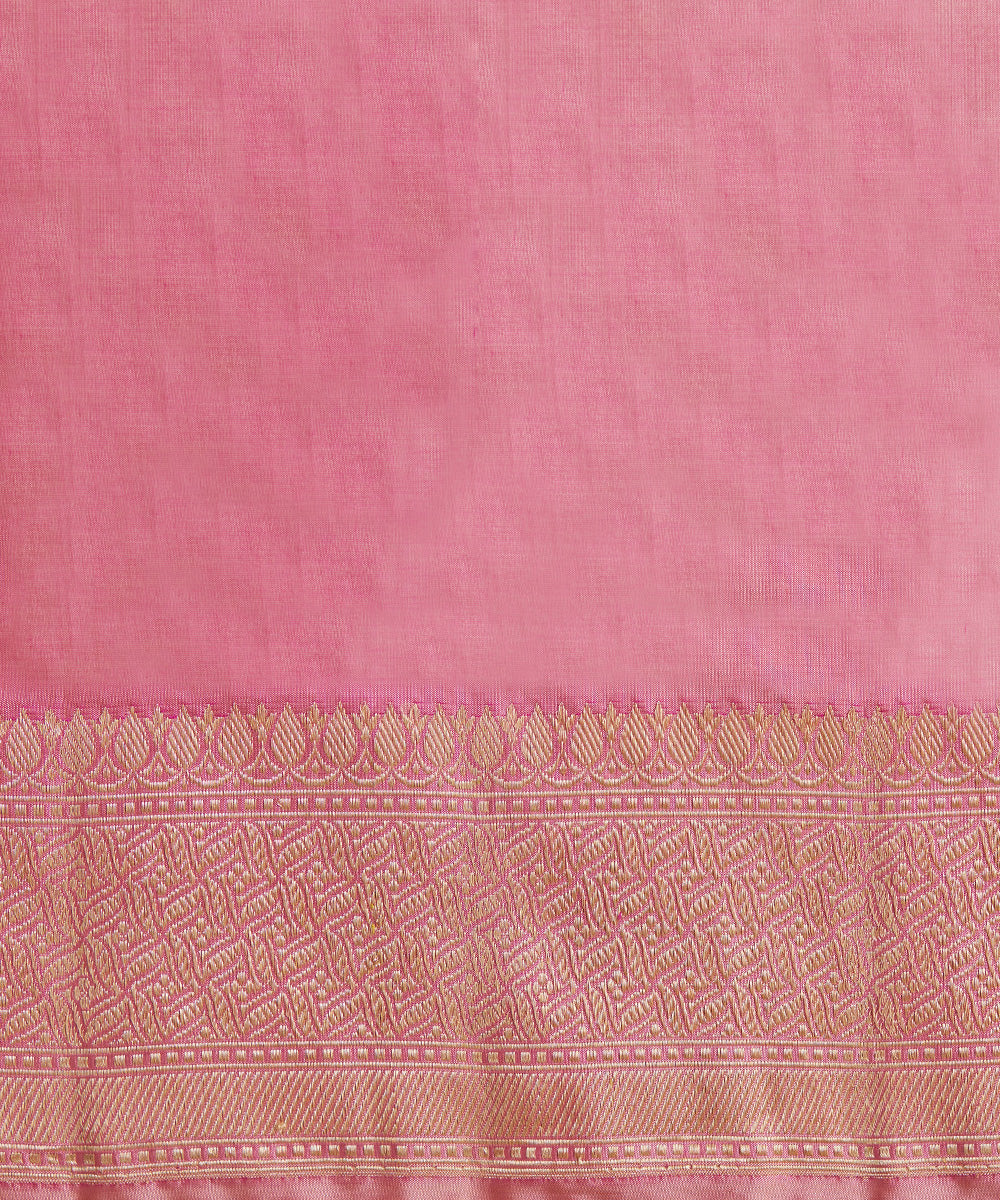 Handloom_Baby_Pink_Pure_Katan_Silk_Banarasi_Saree_With_Multicolor_Meena_Jaal_WeaverStory_05