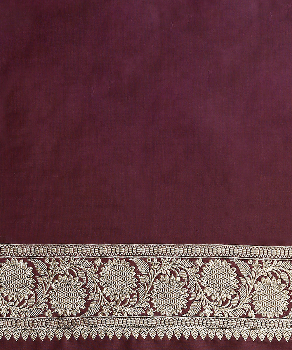 Violet_Handloom_Pure_Katan_Silk_Kimkhab_Banarasi_Saree_With_Red_Selvedge_WeaverStory_05