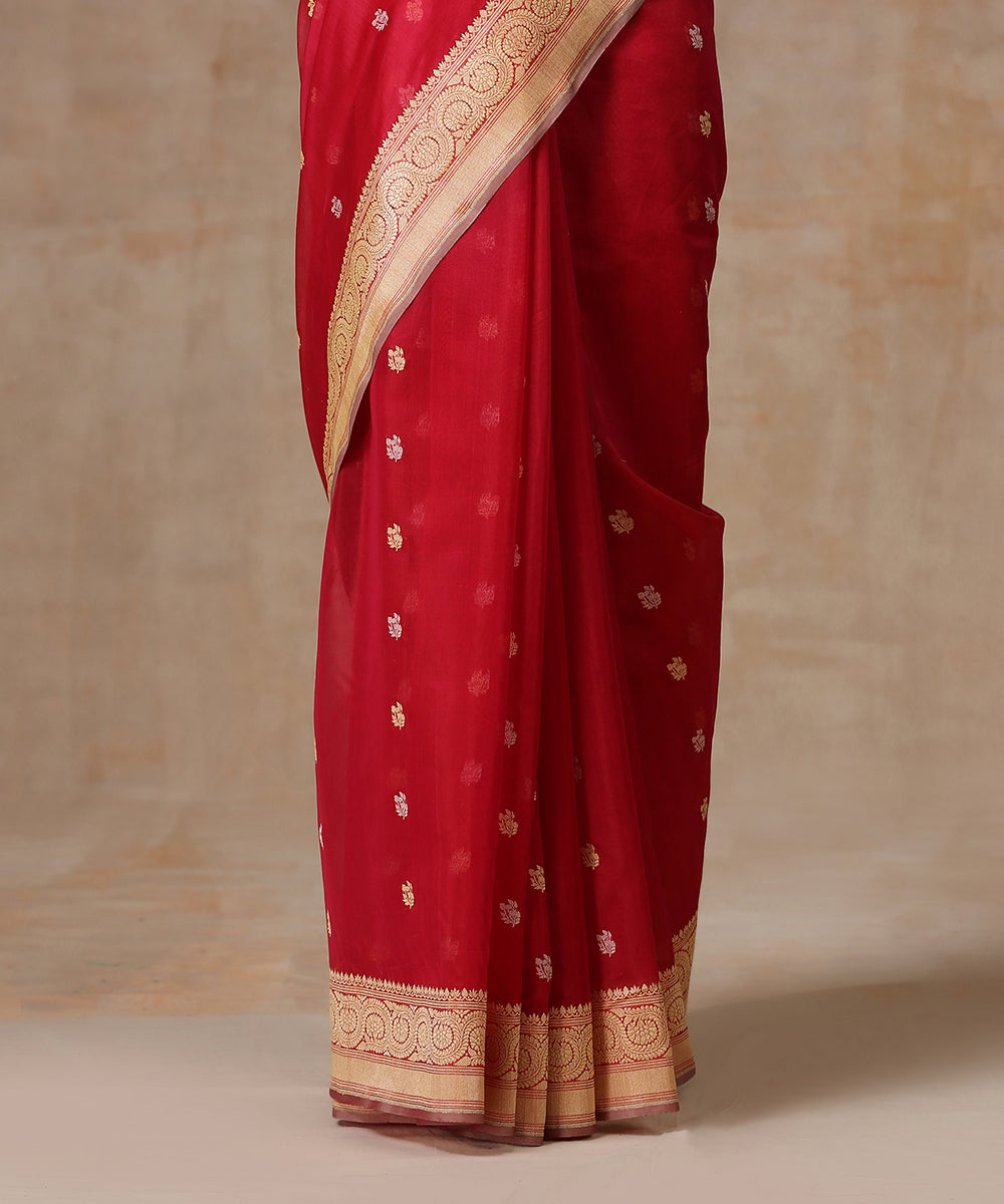 Peacock_Green_Handloom_Double_Shade_Pure_Katan_Silk_Banarasi_Saree_WeaverStory_04