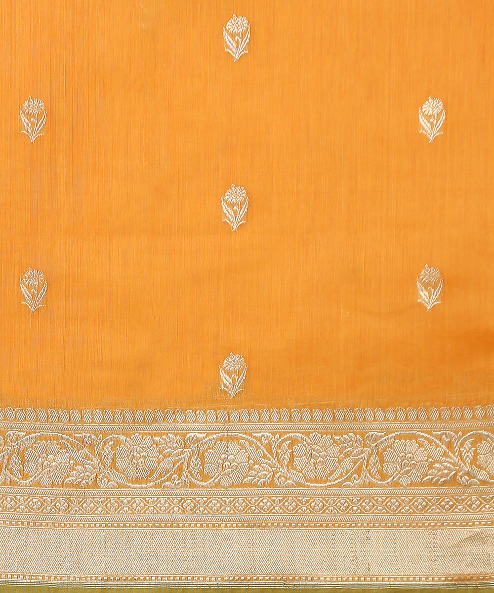 Handloom_Golden_And_Blue_Double_Shade_Pure_Katan_Silk_Banarasi_Saree_WeaverStory_05