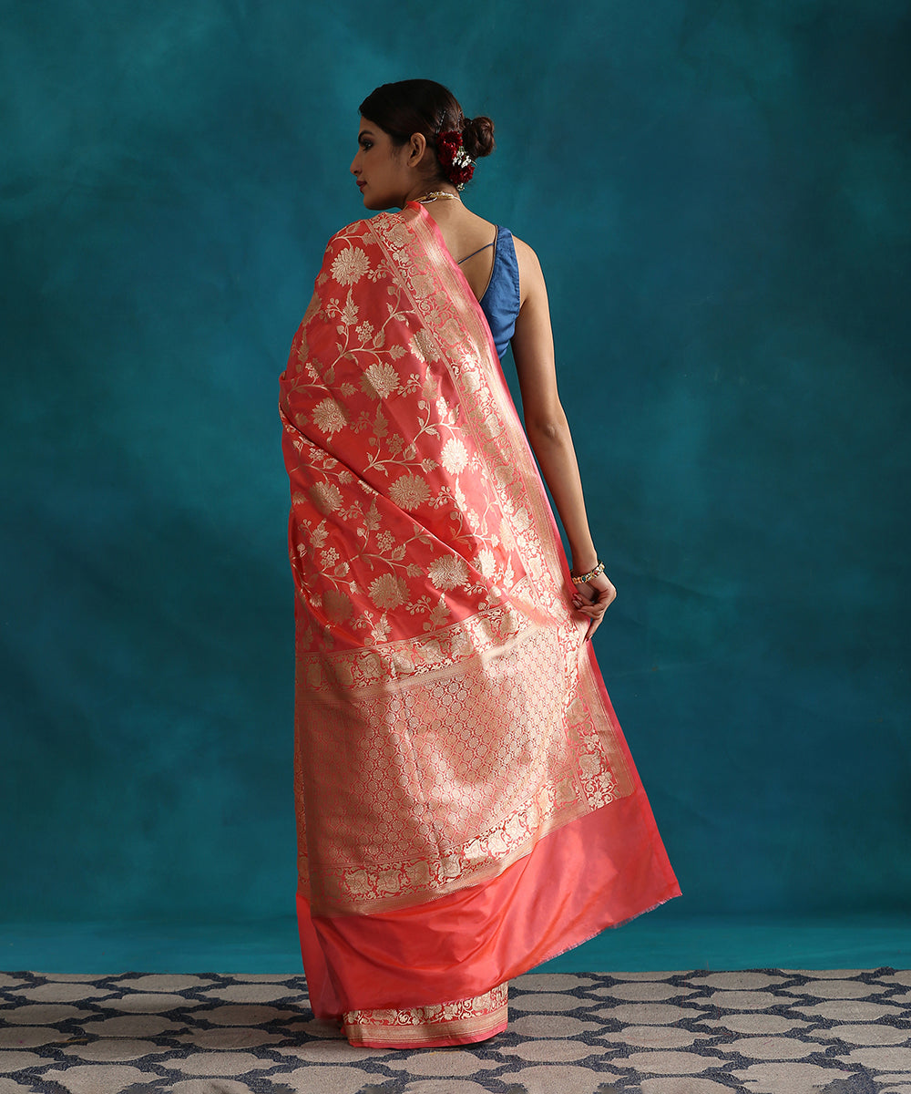 Dark_Peach_Handloom_Pure_Katan_Silk_Banarasi_Saree_With_Cutwork_Upada_Weave_WeaverStory_03