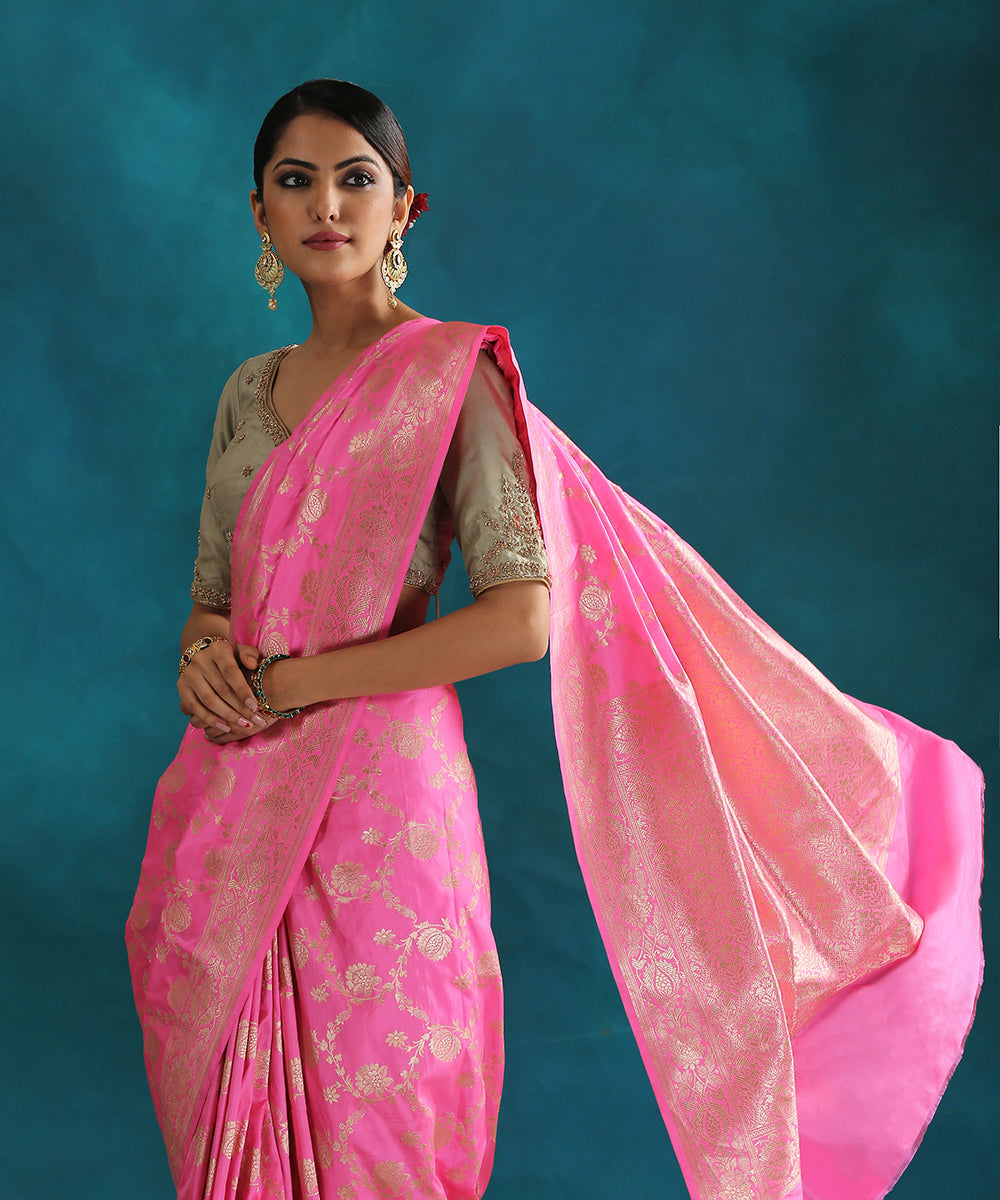 Handloom_Baby_Pink_Pure_Katan_Silk_Banarasi_Saree_With_Cutwork_Upada_Weave_WeaverStory_01