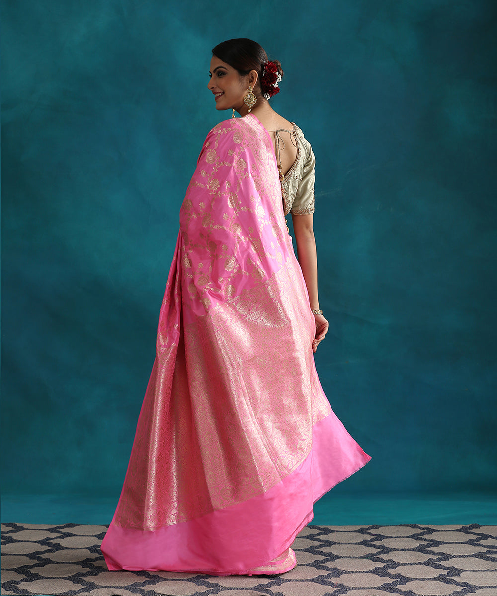 Handloom_Baby_Pink_Pure_Katan_Silk_Banarasi_Saree_With_Cutwork_Upada_Weave_WeaverStory_03