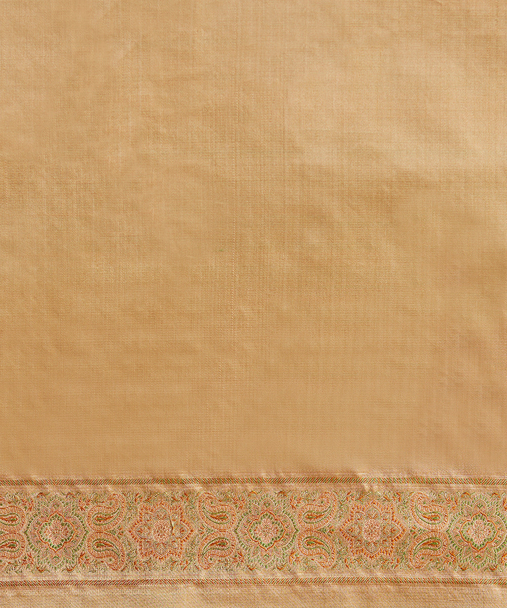 Handloom_Beige_Pure_Katan_Silk_Resham_Tanchoi_Banarasi_Zari_Booti_Saree_WeaverStory_05