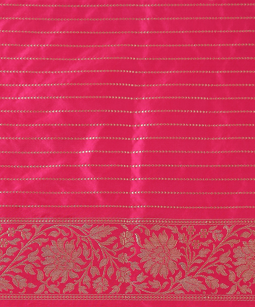 Handloom_Rani_Pure_Katan_Silk_Banarasi_Saree_With_Kadhwa_Booti_WeaverStory_05