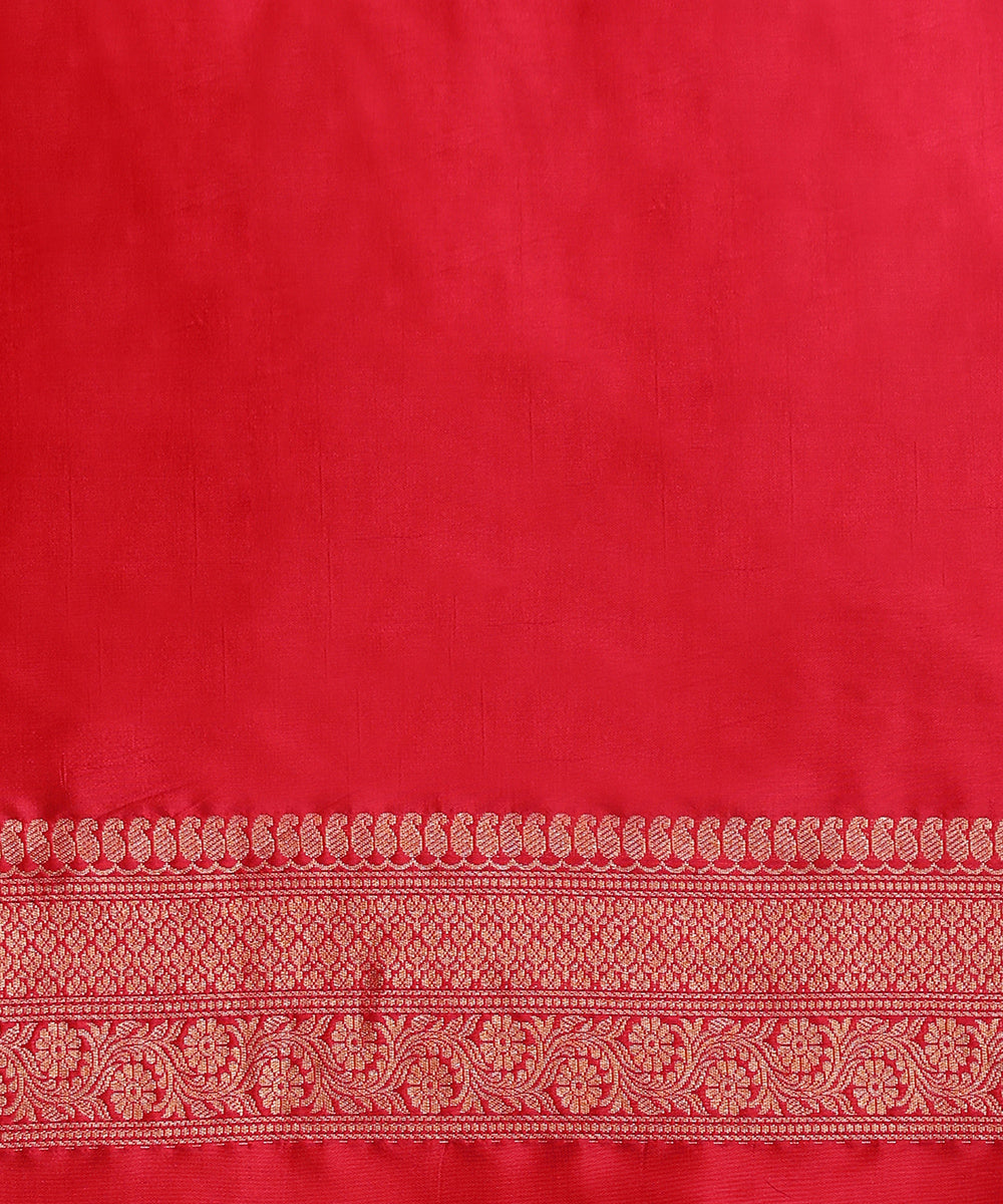 Pink_Handloom_Pure_Katan_Silk_Kimkhab_Banarasi_Saree_With_Antique_Zari_WeaverStory_05