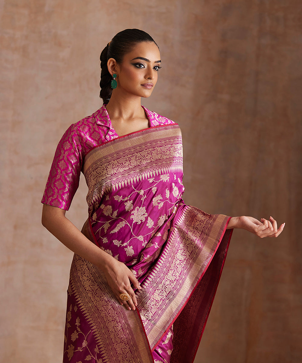 Handloom_Purple_Pure_Katan_Silk_Banarasi_Saree_All_Over_Kadwa_Floral_Jaal_Saree_WeaverStory_01