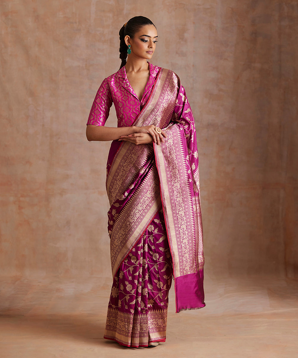 Handloom_Purple_Pure_Katan_Silk_Banarasi_Saree_All_Over_Kadwa_Floral_Jaal_Saree_WeaverStory_02